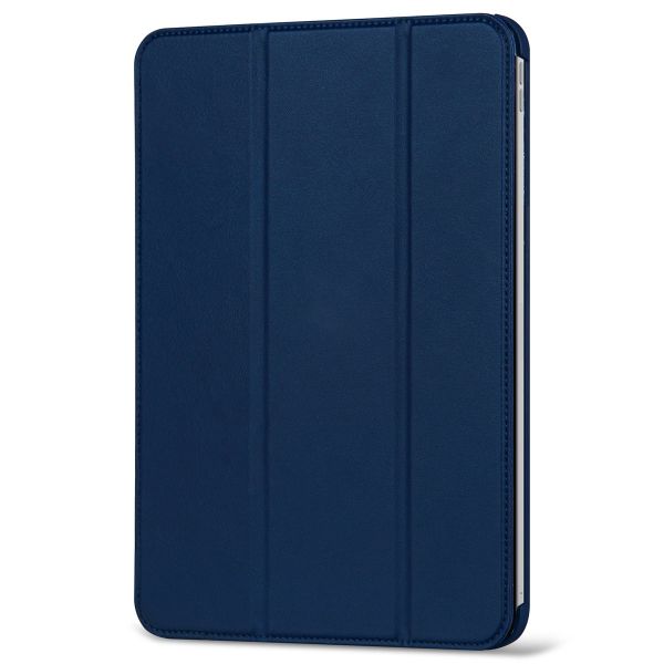 Decoded Textured Sillicon Slim Cover für das iPad Air 11 Zoll (2024) M2 / Air 5 (2022) / Air 4 (2020) - Navy Peony