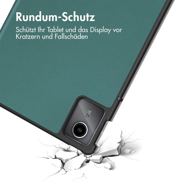 imoshion Trifold Klapphülle Lenovo Tab M11 - Dunkelgrün