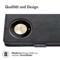imoshion Luxuriöse Klapphülle Honor Magic 6 Lite - Schwarz