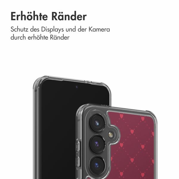 imoshion Design Hülle Samsung Galaxy S24 - Crush Check Coral Dust