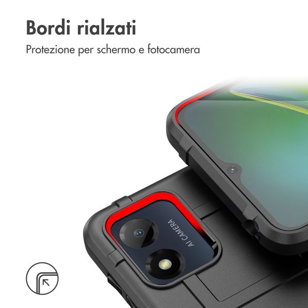 imoshion Rugged Shield Backcover Motorola Moto E13 - Schwarz