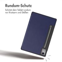 imoshion Trifold Klapphülle Lenovo Idea Tab Pro - Dunkelblau