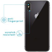 imoshion Displayschutzfolie 3-Pack + Kameraschutz Glas iPhone Xs / X