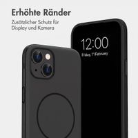 imoshion Color Backcover mit Thin MagSafe Ring Apple iPhone 14 / 13 - Schwarz