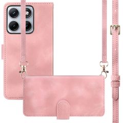 imoshion Klapphülle mit Kordel Motorola Edge 70 Fusion - Rosa
