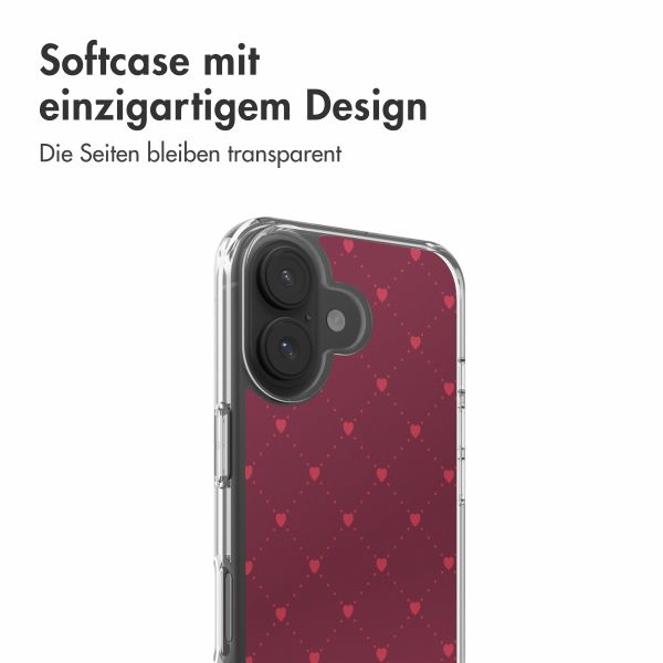 imoshion Design Hülle Apple iPhone 17 - Crush Check Coral Dust