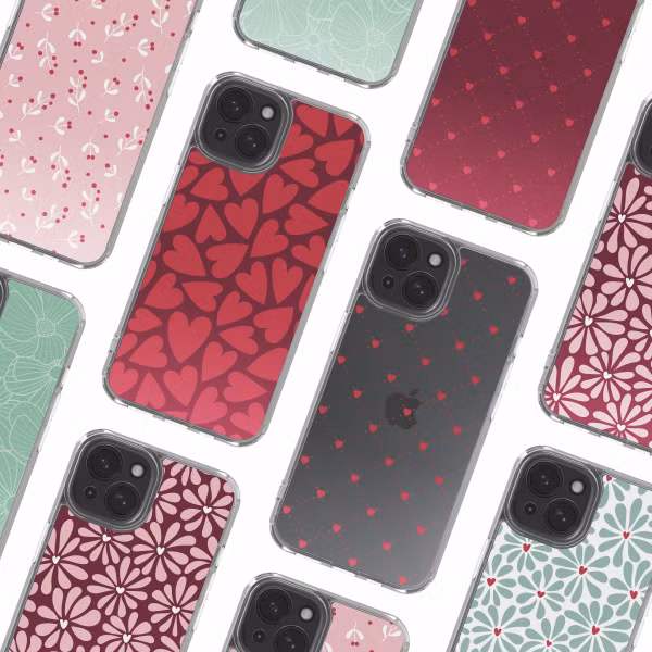 imoshion Design Hülle Apple iPhone 15 - Hearty Coral Dust