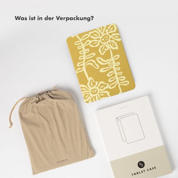 Selencia Vivid Klapphülle Apple iPad Air 11 Zoll (2026) M4 / (2025) M3 / (2024) M2 / Air 5 (2022) / Air 4 (2020) - Chalky Bloom