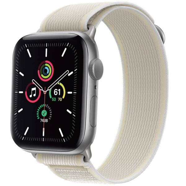 imoshion Nylon-Armband Trail für die Apple Watch Series 1 bis 9 / SE (38/40/41 mm) | Series 10 (42 mm) - Starlight