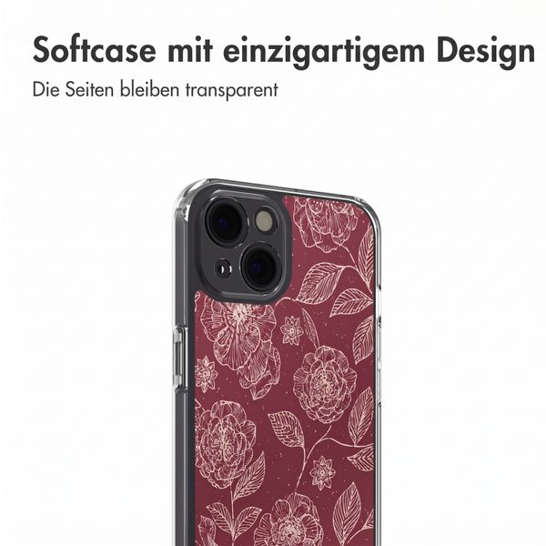 imoshion Design Hülle Apple iPhone 13 - Deep Rose