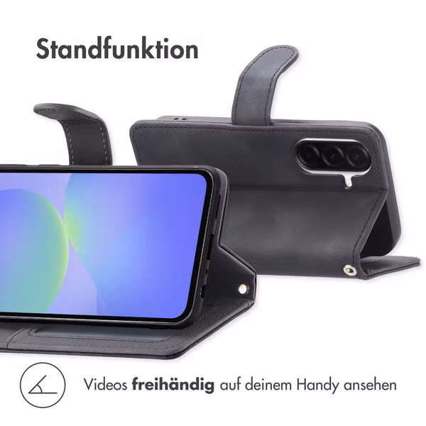 imoshion Klapphülle mit Kordel Samsung Galaxy A37 (5G) - Schwarz