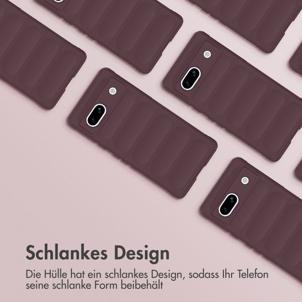 imoshion EasyGrip Back Cover für das Google Pixel 7a - Aubergine