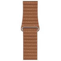 Apple ﻿Lederarmband M für Apple Watch Series 1-10 / SE / Ultra (2) - 42/44/45/46/49 mm - Saddle Brown