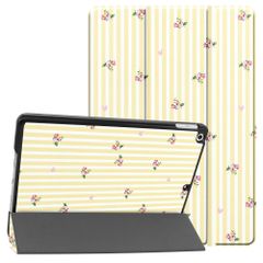 imoshion Design Trifold Klaphülle Apple iPad 9 (2021) 10.2 Zoll / iPad 8 (2020) 10.2 Zoll / iPad 7 (2019) 10.2 Zoll - Garden Stripes