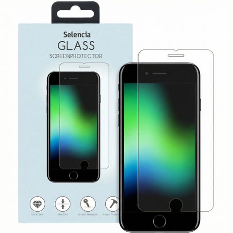 Selencia Screen Protector aus gehärtetem Glas Apple iPhone SE (2022 / 2020) / 8 / 7 / 6(s)