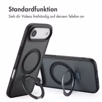 Accezz Ring Stand Backcover mit MagSafe Apple iPhone Air - Schwarz