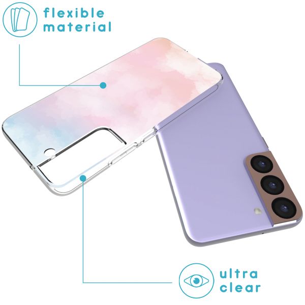 imoshion Design Hülle Samsung Galaxy S22 - Sky