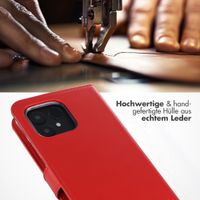 Selencia Echtleder Klapphülle Fairphone 6 - Rot