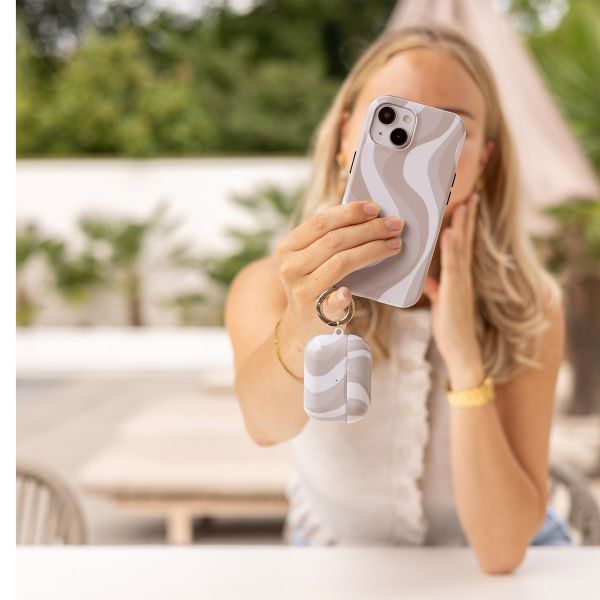 Selencia Vivid Back Cover Samsung Galaxy S23 FE - Desert Waves Beige