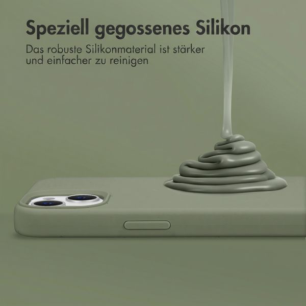Accezz Liquid Silikoncase Samsung Galaxy A17 (5G) / (4G) - Cooper Green