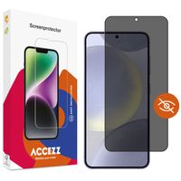 Accezz Privacy Displayschutz aus gehärtetem Glas für das Samsung Galaxy S24 Plus / S25 Plus