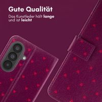 imoshion Design Klapphülle Samsung Galaxy A57 (5G) - Crush Check Coral Dust