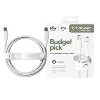 Empower by PanzerGlass Racing USB-C-zu-USB-C Kabel - 60W - 2 Meter - Silver White