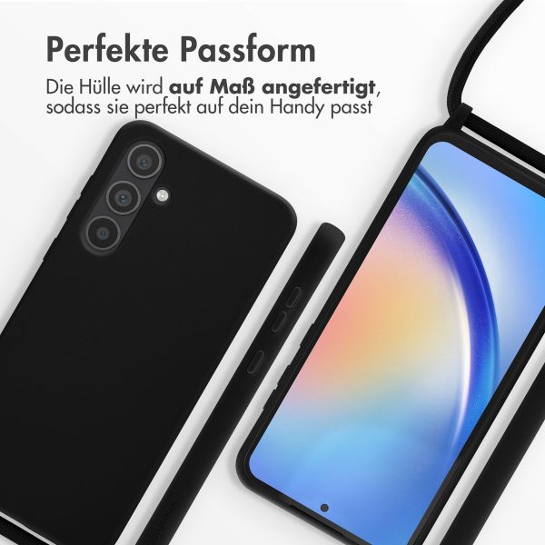 imoshion SilikonHülle mit Band Samsung Galaxy A35 - Schwarz