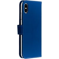 Accezz Wallet TPU Klapphülle Blau für das iPhone Xs Max