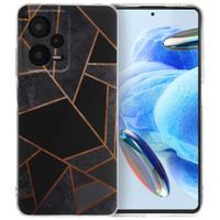 imoshion Design Hülle für das Xiaomi Redmi Note 12 Pro - Black Graphic