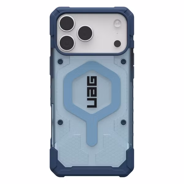 UAG Pathfinder Clear MagSafe Back Cover mit Lanyard Apple iPhone 17 Pro - Clear / Blue Lanyard