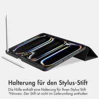 Accezz Smarte Klapphülle aus Silikon Apple iPad Pro 13 (2024) M4 - Schwarz