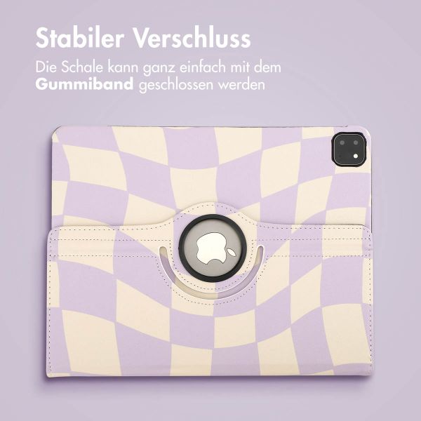 imoshion 360° drehbare Design Klapphülle Apple iPad Air 13 Zoll (2025) M3 / (2024) M2 - Dancing Cubes