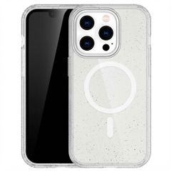 imoshion Sparkle Back Cover mit MagSafe Apple iPhone 13 Pro - Glitzer Transparent