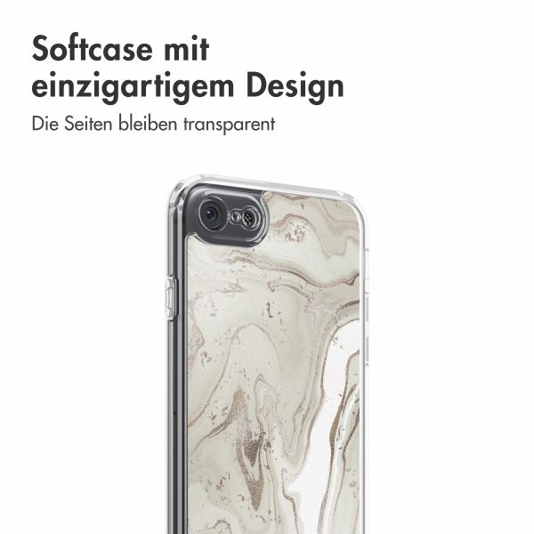 imoshion Design Hülle Apple iPhone SE (2022 / 2020) / 8 / 7 - Sandy Marble