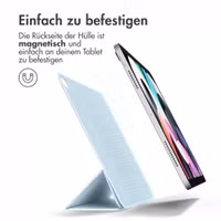 imoshion Magnetic Klapphülle Apple iPad Air 11 Zoll (2025) M3 / (2024) M2 / Air 5 (2022) / Air 4 (2020) - Hellblau