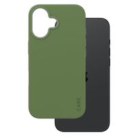 CARE by PanzerGlass Fashion Back Cover MagSafe für das Apple iPhone 16 - Grün