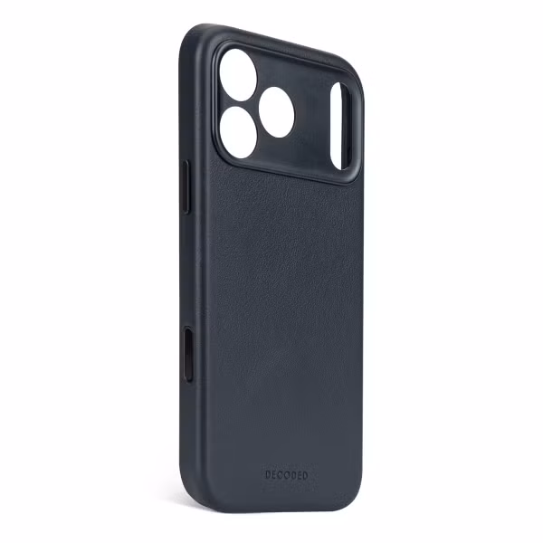 Decoded Leather Backcover MagSafe Apple iPhone 17 Pro - Navy Shadow