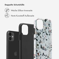 Selencia Vivid Tough Back Cover für das iPhone 11 - Chic Terazzo