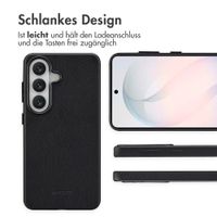 Accezz MagSafe Leather Backcover Samsung Galaxy S26 - Onyx Black