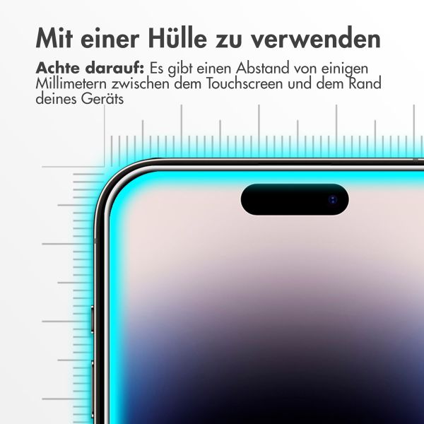 Accezz Screen Protector aus gehärtetem Glas Apple iPhone 15 Plus / 15 Pro Max / 16 Plus
