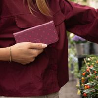 imoshion Design Klapphülle Samsung Galaxy A35 - Crush Check Coral Dust