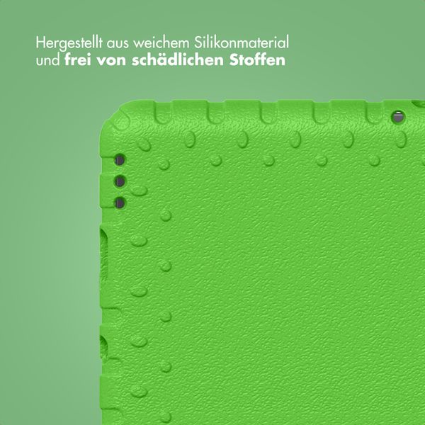 imoshion Schutzhülle mit Handgriff kindersicher Samsung Galaxy Tab A11 / A9 8.7 Zoll - Grün