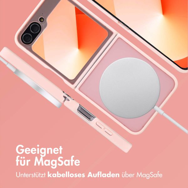 imoshion Color Guard Back Cover mit MagSafe für das Samsung Galaxy Z Flip 6 - Hellrosa