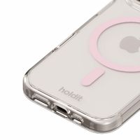 Holdit MagSafe Case für Apple iPhone 16 Pro - Transparent / Pink