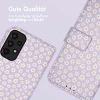 imoshion Design Klapphülle Samsung Galaxy A33 - White Daisy