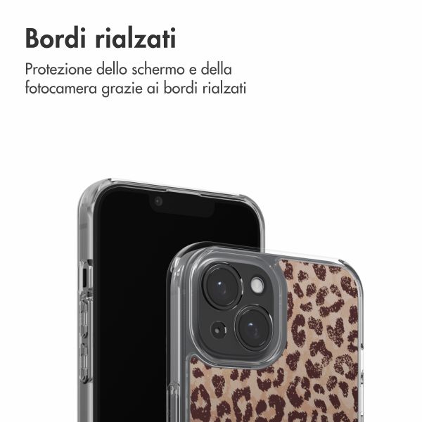 imoshion Design Hülle Apple iPhone 15 - Leopard Mood