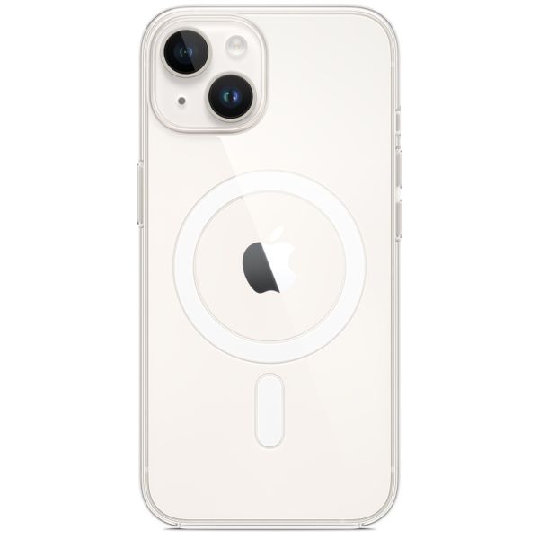 Apple Clearcase für das Apple iPhone 14 + Apple MagSafe kabelloses Ladegerät 25 W - 1 Meter