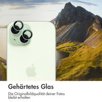 imoshion 2er-Pack Objektivschutz für Kamera für das Apple iPhone 15 / 15 Plus - Green