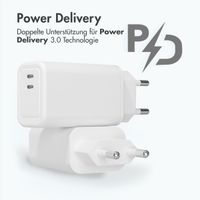 imoshion 35 Watt Ladegerät | Mit 2 USB-C-Anschlüsse - Weiß